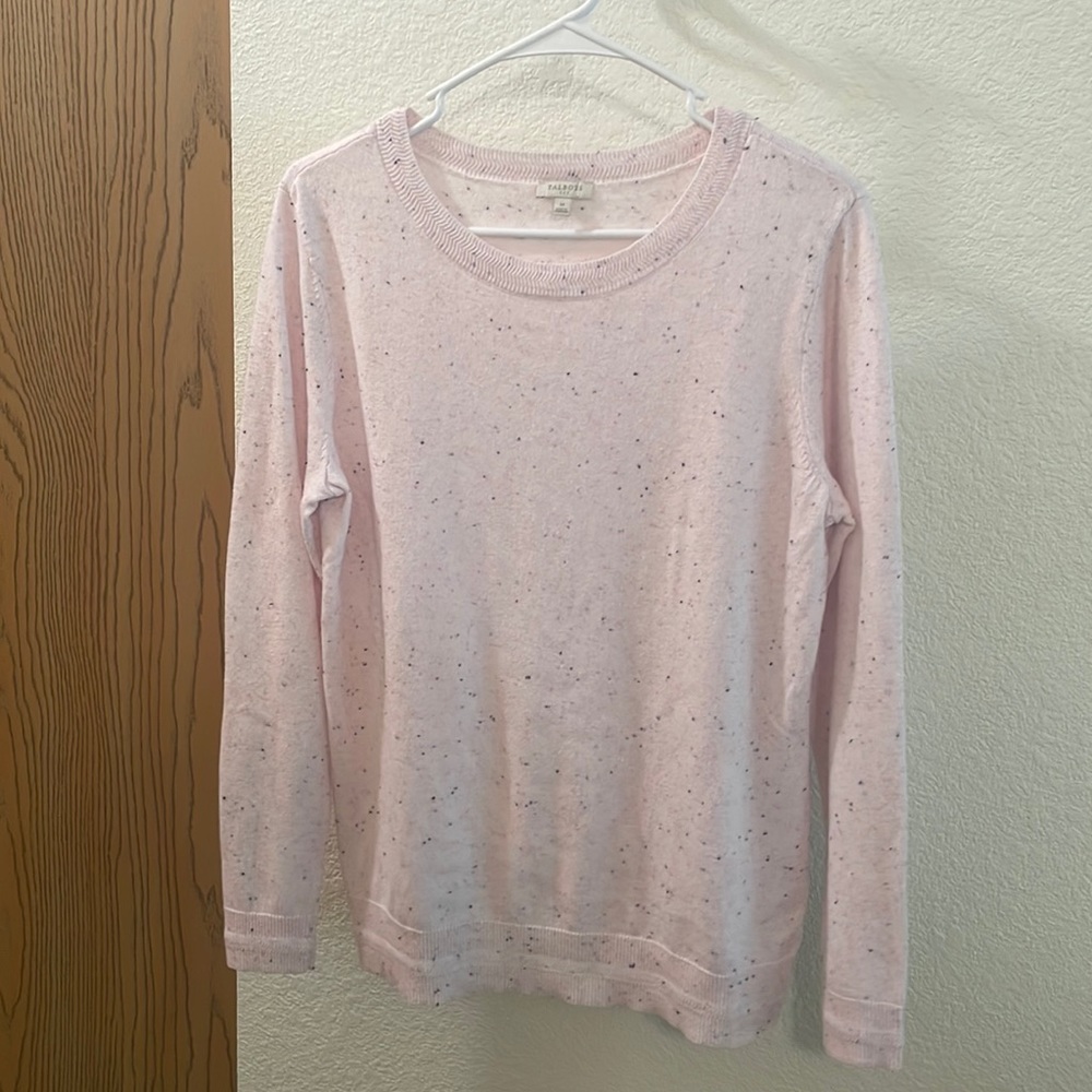 Talbots Women’s Pink Confetti Sweater Size Medium